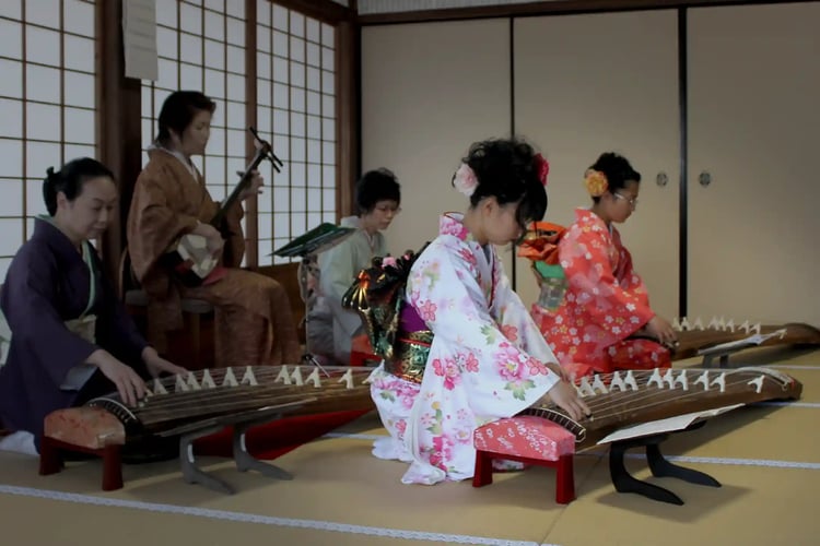 400th Anniversary Memorial Service for Isshiki Umanosaburō Shigeyuki, featuring a Dedication of Traditional Japanese Music Performance