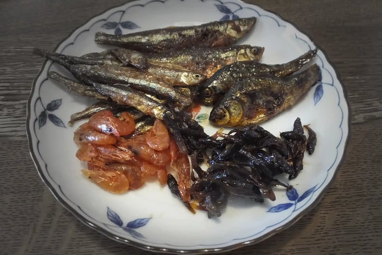 Japanese SeafoodVegetable Simmered in Soy Sauce