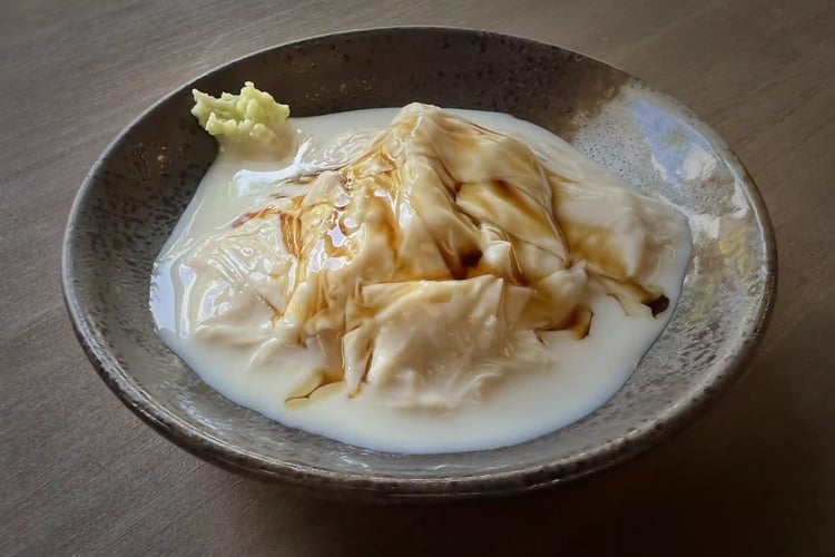 Soy milk skin