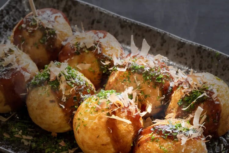 Gourmet takoyaki from Osaka