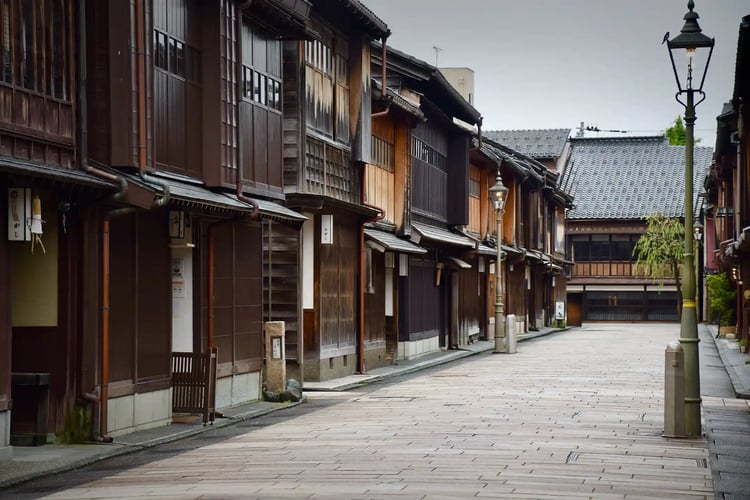 Higashi Chaya District in Kanazawa
