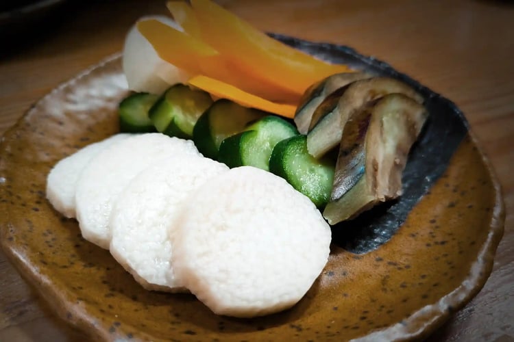 Fermented pickles (oshinko)