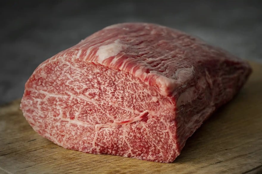 Japanese Black Wagyu beef round