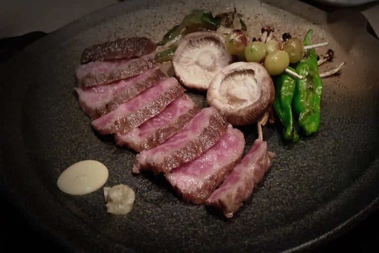 Rare Wagyu Beef Steak