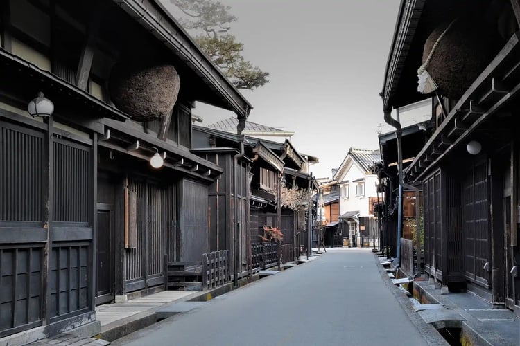 Hida Takayama_s Old Private Houses Street