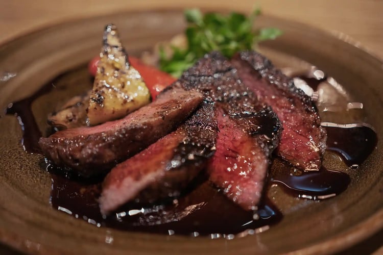 Premium Wagyu steak