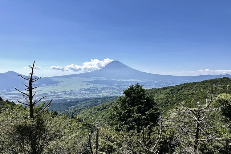 Mount Fuji as seen from Mt. Hakone
