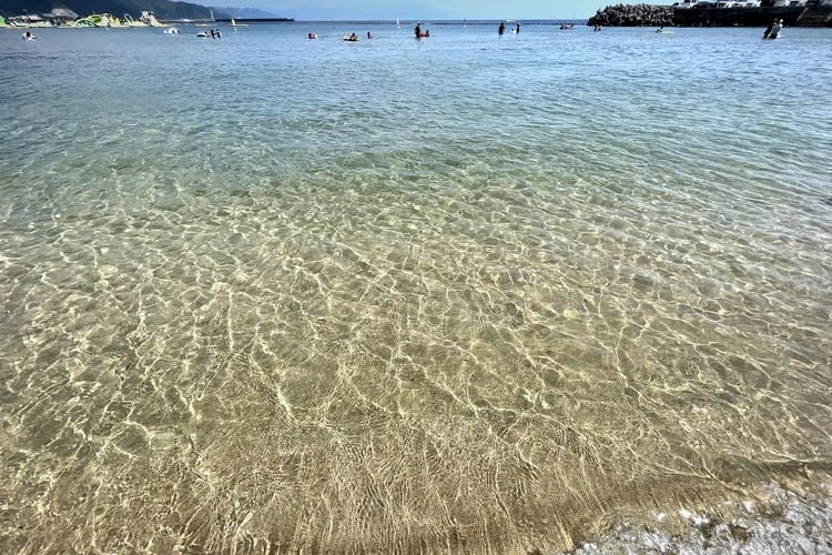 O-hama Beach, Sumoto City, with its clear, transparent water