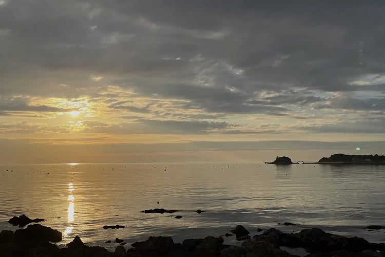 Ocean at sunset