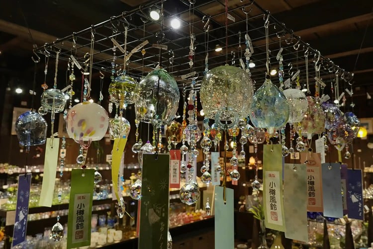 Wind chimes souvenir from Otaru
