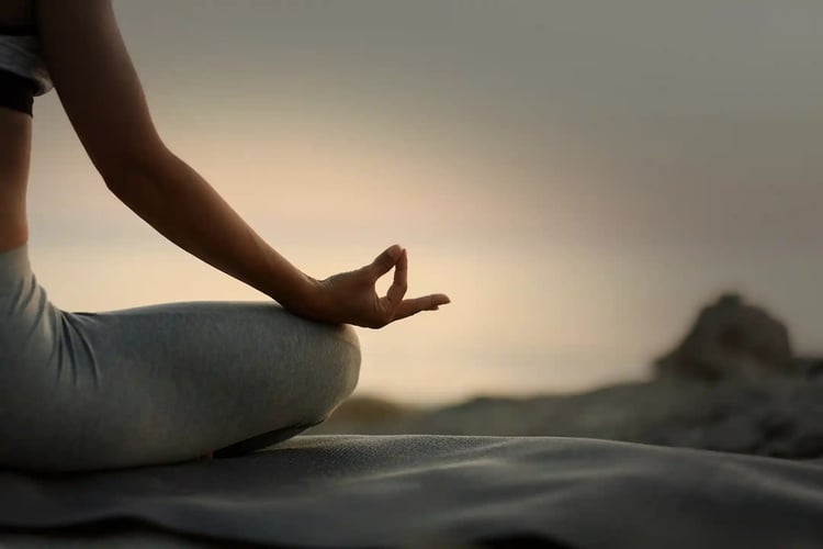 hand gesture often used in meditation and yoga