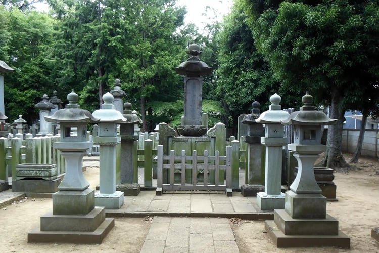 The grave of Ii Naosuke at Gotoku-ji Temple, Setagaya