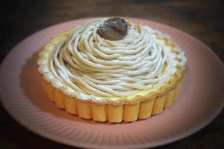 Mont Blanc cake with a hint of chestnut