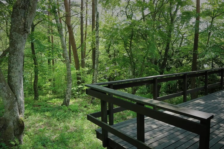 Terrace at a Karuizawa Villa