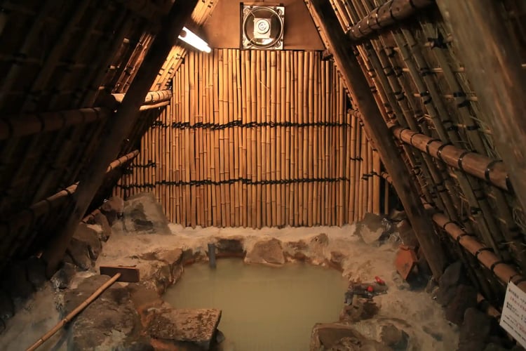 a private hot spring facility