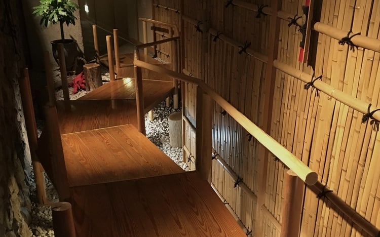 corridor leading to the annex