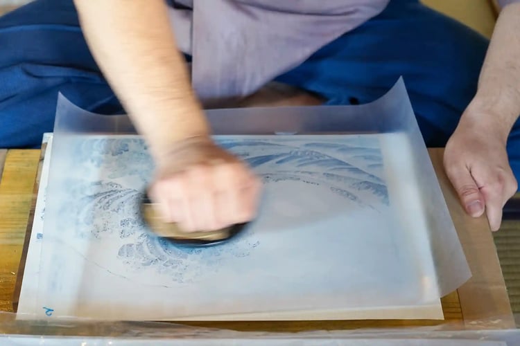 The Printing Process in Making Ukiyo-e