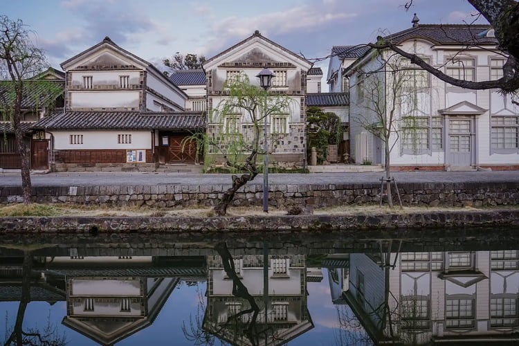 The Streets of the Kurashiki Bikan Historical Quarter  Okayama Prefecture