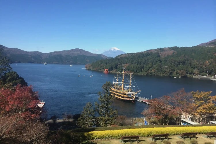 Mount Fuji and Lake Ashi
