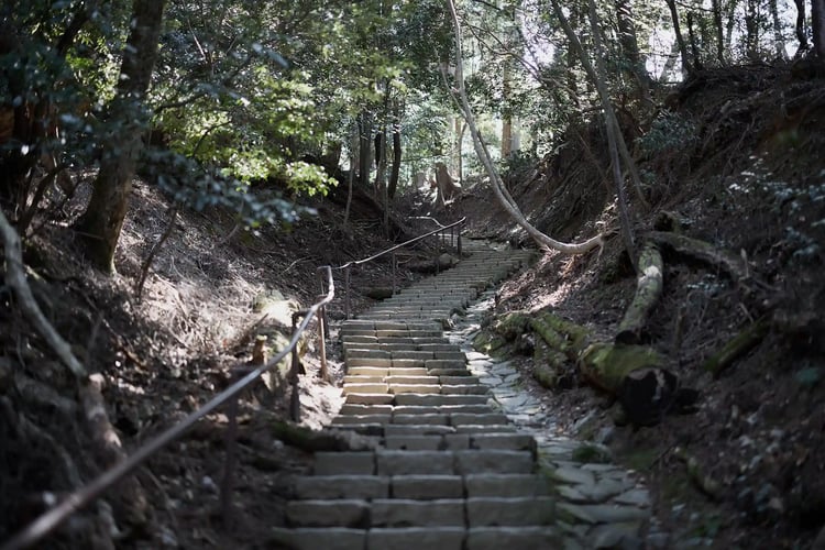 Mountain trails of Mount Kurama  Kyoto Prefecture