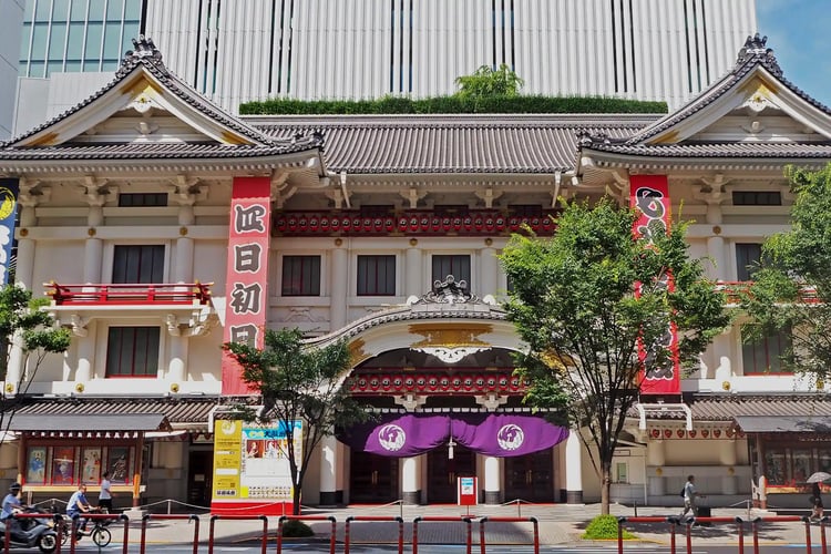 The Kabukiza Theatre in Higashi-Ginza