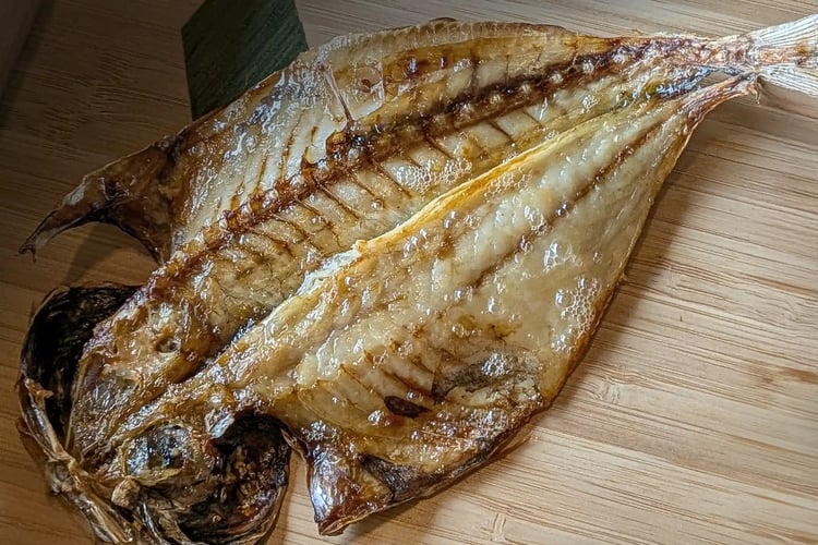 Grilled Dried Sardines