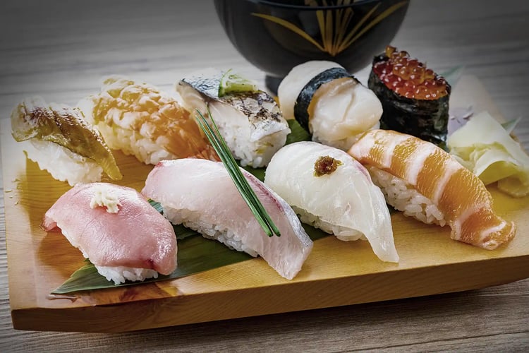 Appetizing Nigiri Sushi