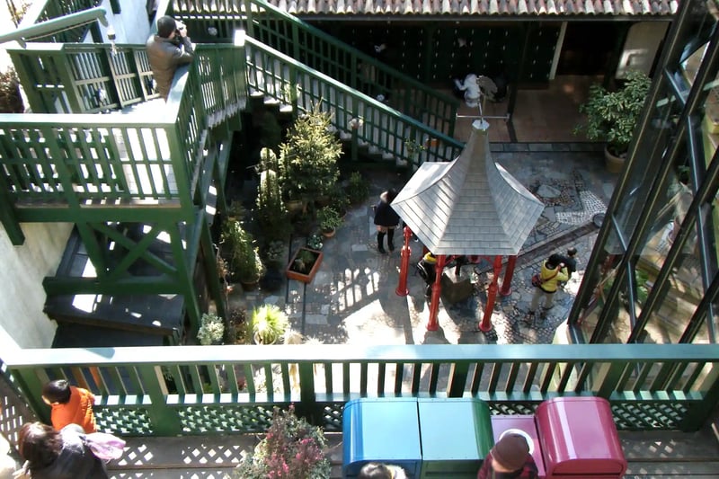 The exterior of the Ghibli Museum in Mitaka