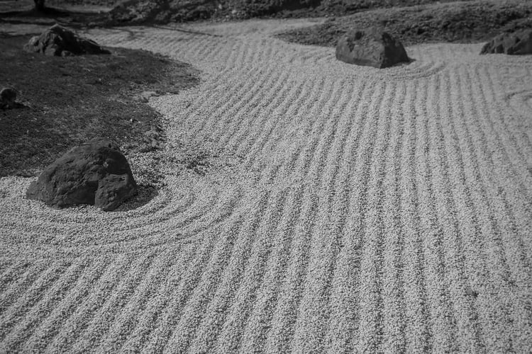 Karesansui Japanese Dry Landscape Garden