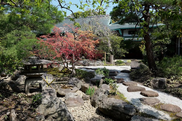 The Shinen Botan Garden at Tsurugaoka Hachimangu Shrine Kamakura