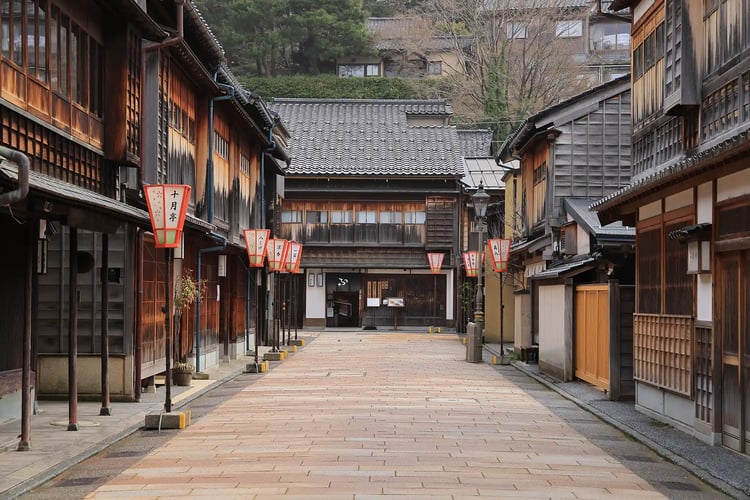 Higashi Chaya District in Kanazawa