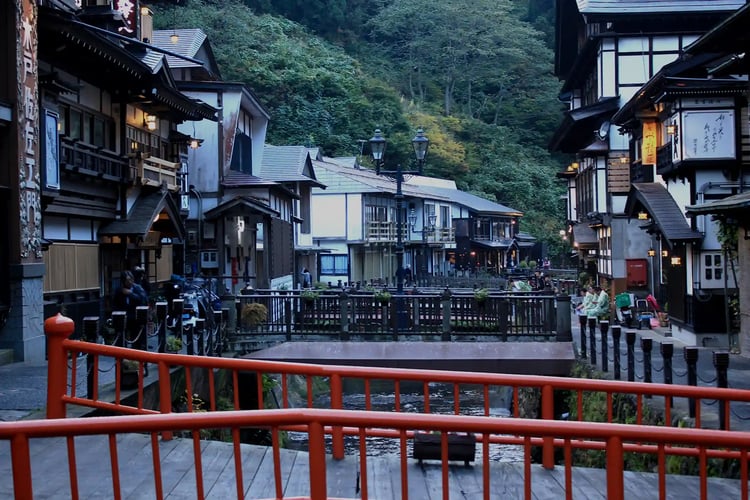 Ginzan Onsen (Obanazawa City  Yamagata Prefecture)