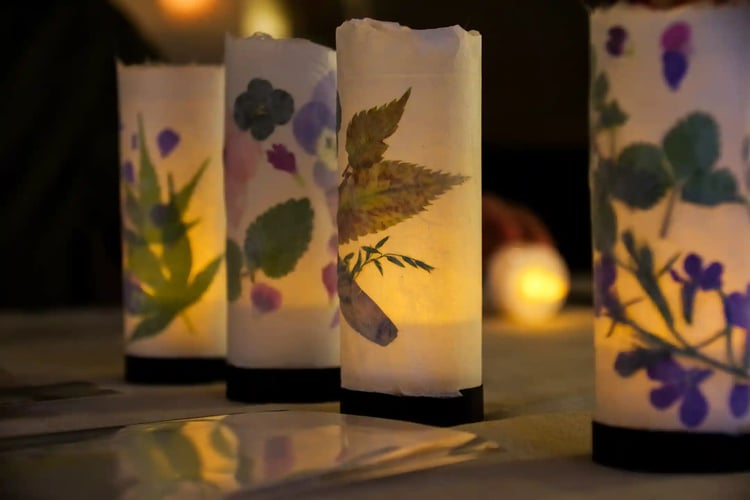 Washi Paper Floor Lamp A Warm Glow