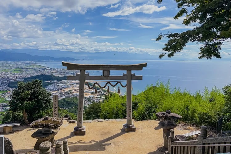 The _Torii Gate in the Sky_ at Takaya Shrine