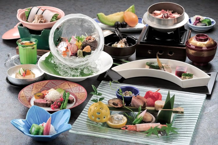 Traditional Japanese Multi-Course Dinner