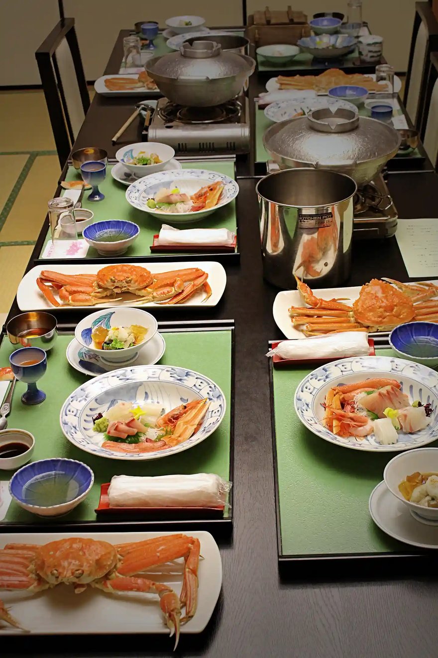 A lavish dinner in a private setting