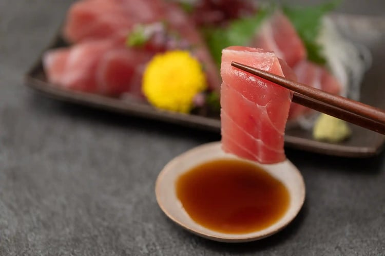 Sliced Raw Tuna