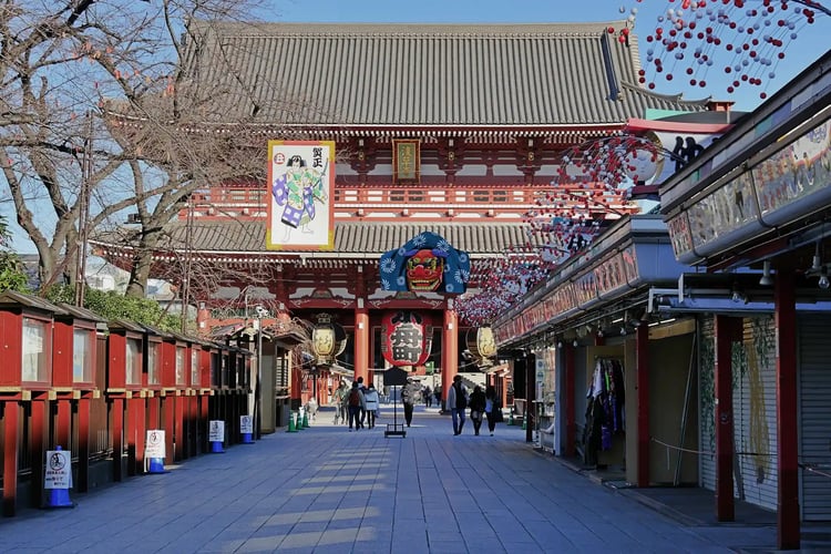 Senso-ji Temple Hozomon Gate