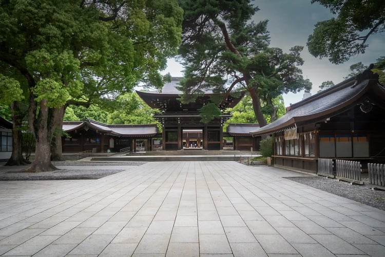 Minami Shinmon (Main Gate) at Meiji Shrine, Tokyo