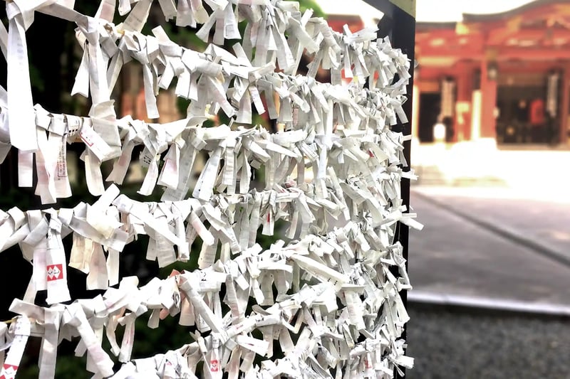 Omikuji Knotting Place