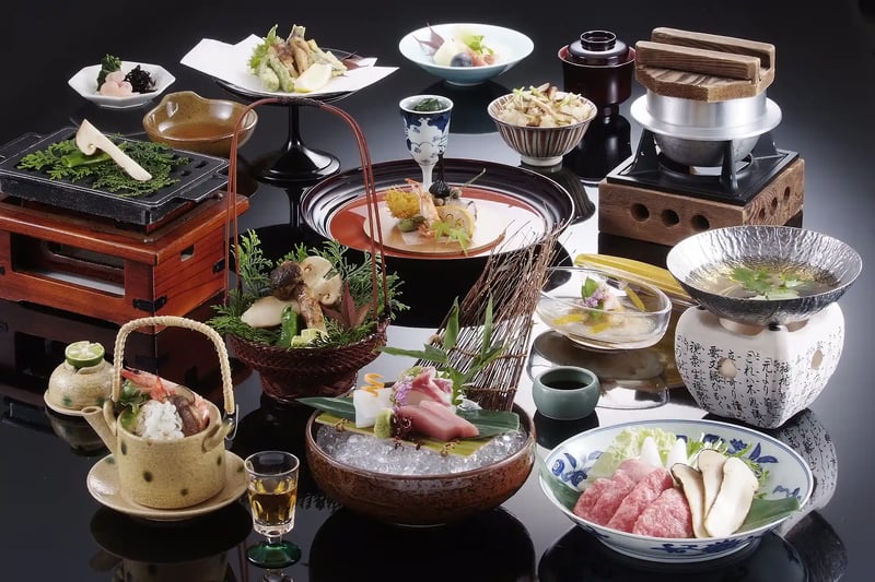 The skill of a sushi chef