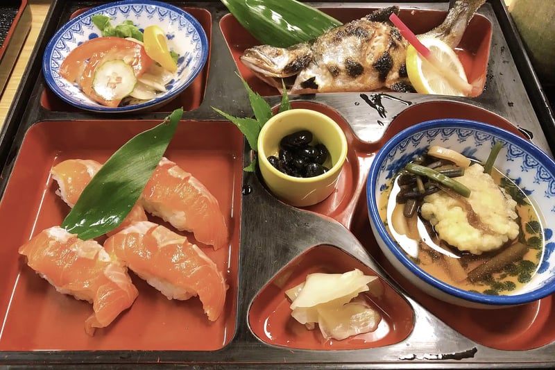 A Full Course Meal Featuring Himemasu