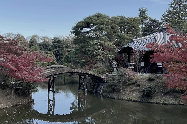 Katsura Imperial Villa in Autumn