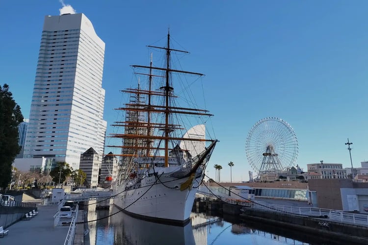 The landscape of Yokohama Minatomirai