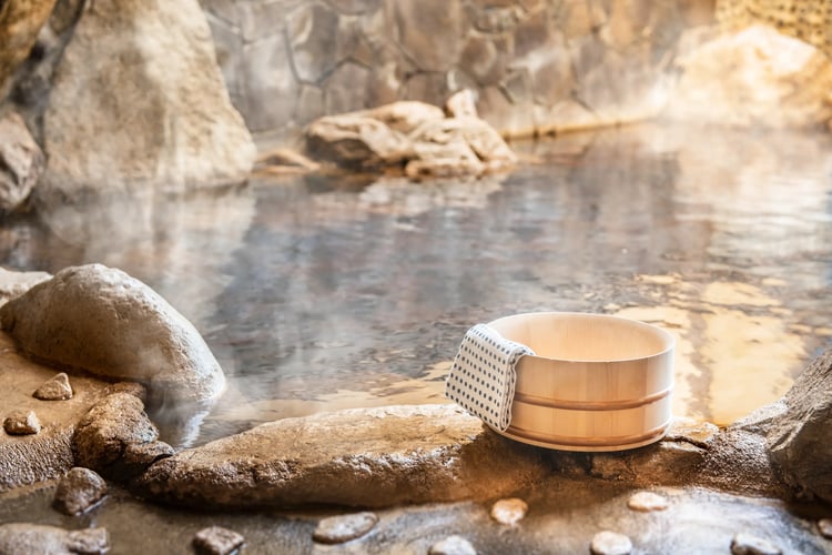 A visual representation of an onsen