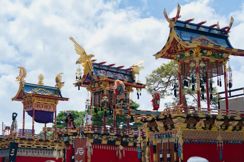 Karakuri Dedication (Performance) at the Takayama Festival