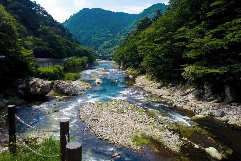 The view from Nodate-iwa Rock