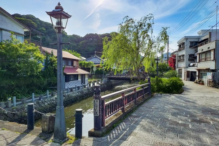 A Stroll along Perry Road, showcasing the townscape of Shimoda, Izu