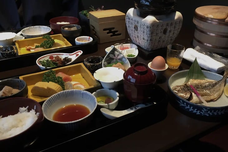 Japanese Inn Breakfast