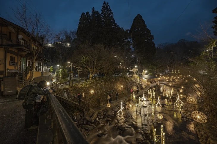 Kurokawa Onsen Yu-akari (Hot Spring Illumination)